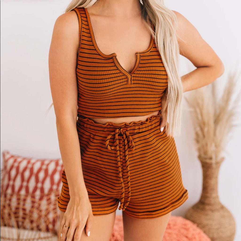 Rust Two Piece Set